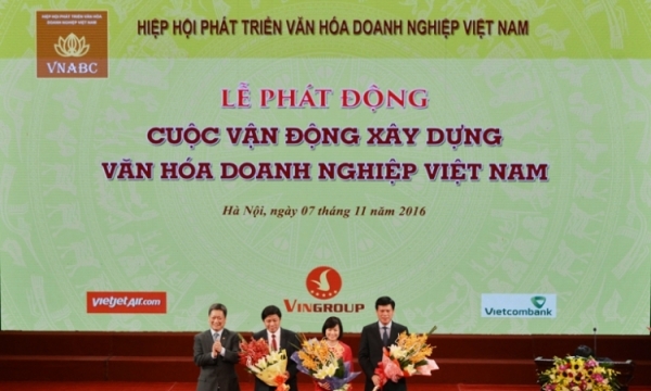 Vietcombank hưởng ứng cuộc vận động 'Xây dựng văn hóa doanh nghiệp Việt Nam' do Thủ tướng Chính phủ phát động